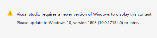 Windows 10 版本 1709 升级到 1803