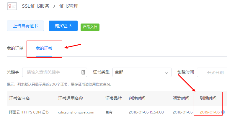 七牛云 CDN SSL 证书过期处理