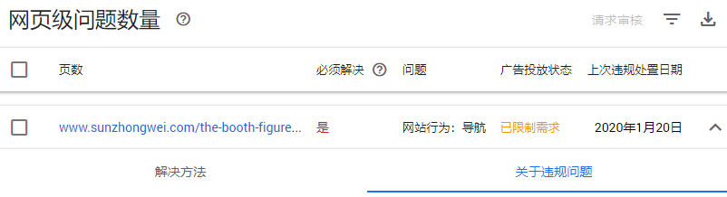 收到 Google 邮件 "AdSense 发布商违规行为报告"